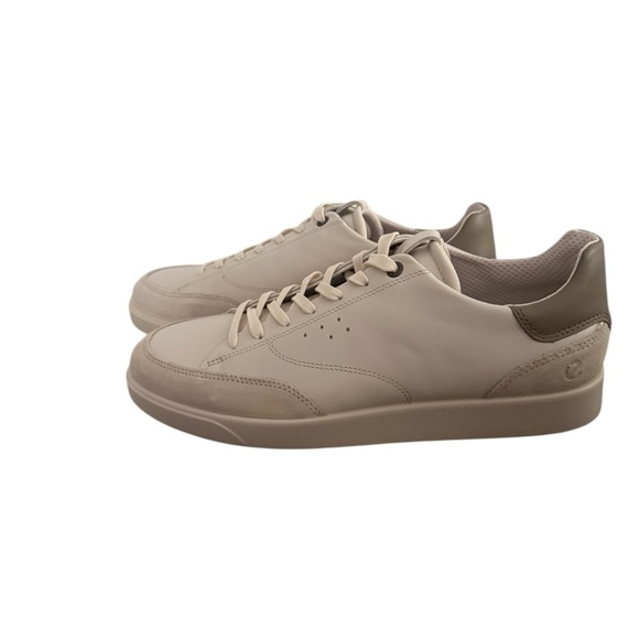 NIB Ecco Street Lite Men’s Size 44 (10-10.5) Limestone/Nutmeg Brown - Picture 3 of 6